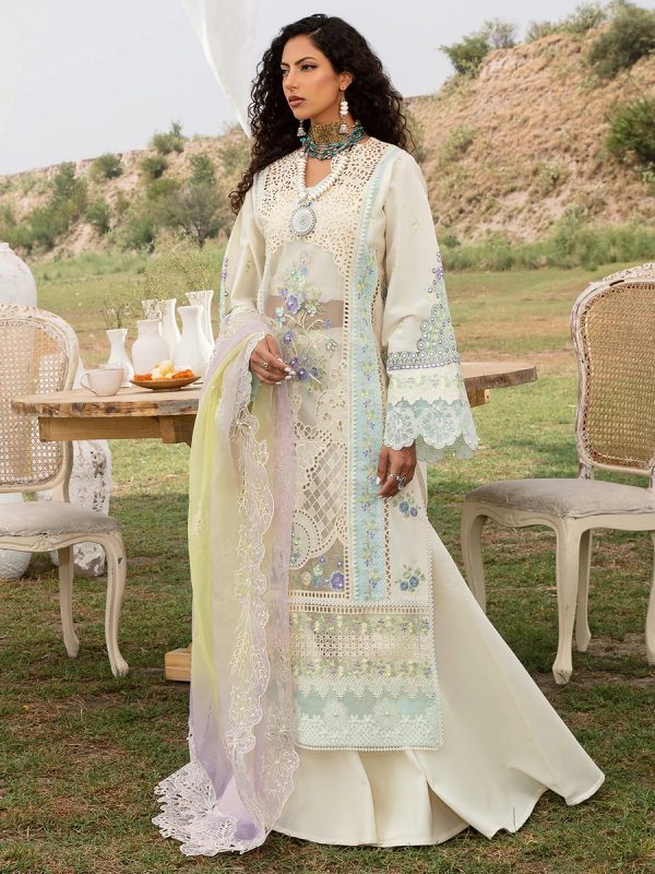 Bin Ilyas- Chikankari Lawn 3pc 