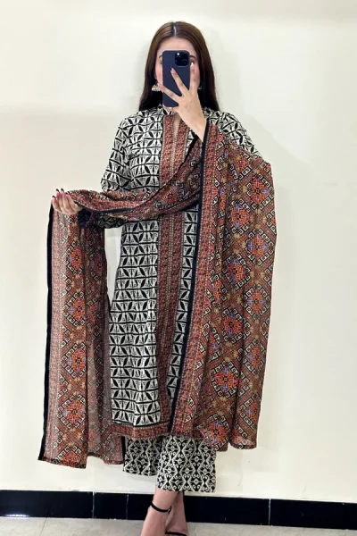 Bin Saeed Printed 3pc Collection