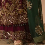 burgundy Dusk Embroidered Formal Suit