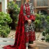 Embroidered Lawn 3pc with Organza Patches