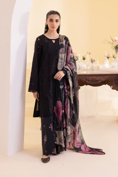 Iznik - Chickankari Lawn with Silk Dupatta
