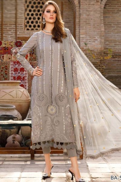 Luxury Schiffli Embroidered Lawn 3pc