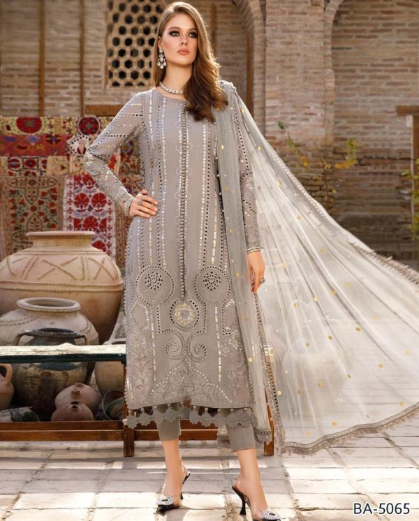 Luxury Schiffli Embroidered Lawn 3pc