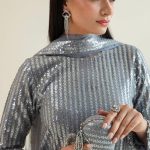 Embroidered Chiffon 3 PC Formals Dress (02)