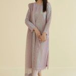 Embroidered Chiffon 3 PC Formals Dress (03)