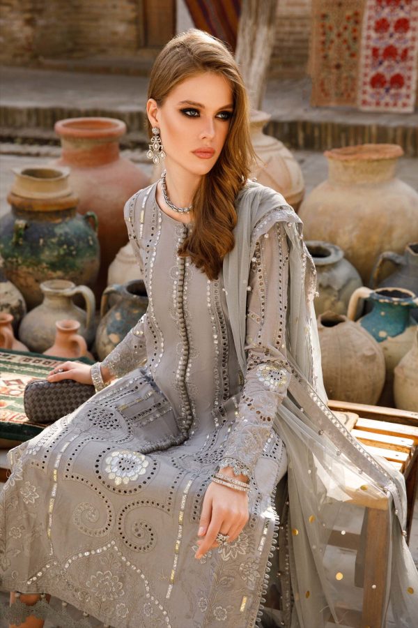 Luxury Schiffli Embroidered Lawn 3pc