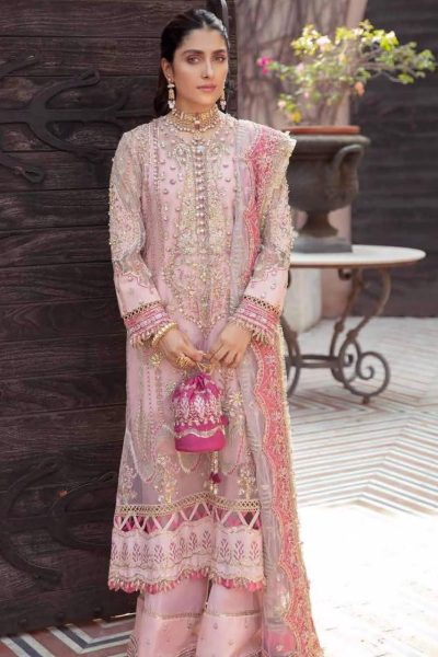 Afrozeh- Luxury Embroidered 3pc