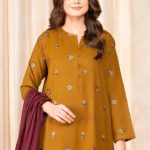 BAROQUE - Embroidered Lawn With Digital Diamond Dupatta