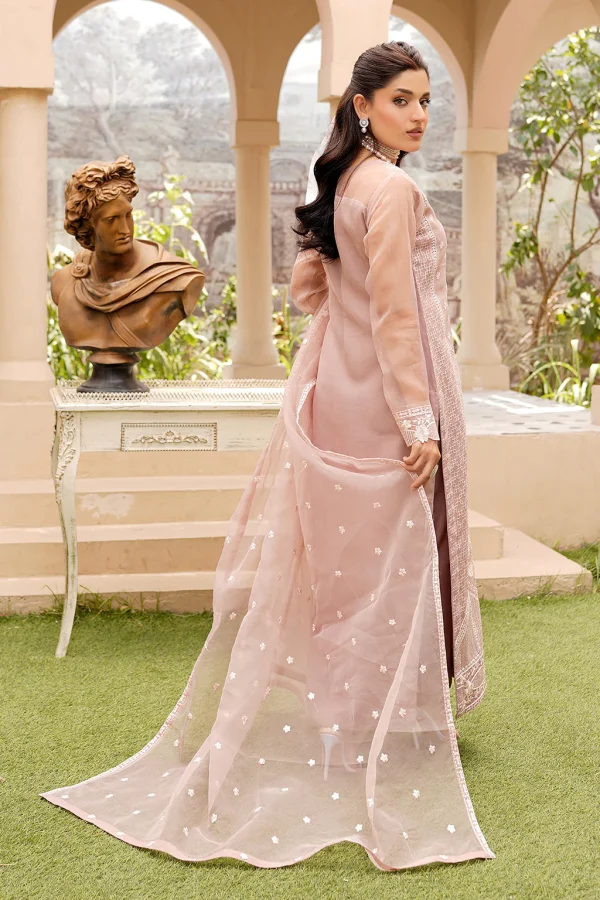 Luxury Partywear 3pc Dress with adda work 