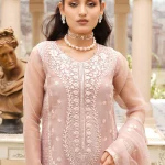 Luxury Partywear 3pc Dress with adda work 
