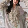 Maria B-Embroidered Luxury Formal Long Dress with Dupatta 