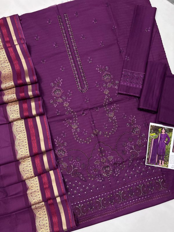 JAAN E ADAA- Embroidered Lawn 3pc