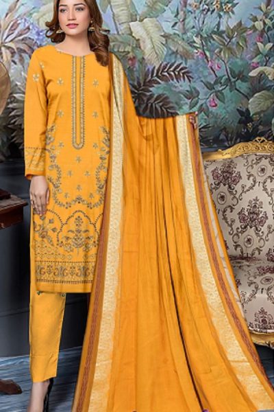 JAAN E ADAA- Embroidered Lawn 3pc (2)