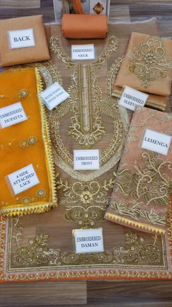 Luxury Partywear 4pc Gharara set