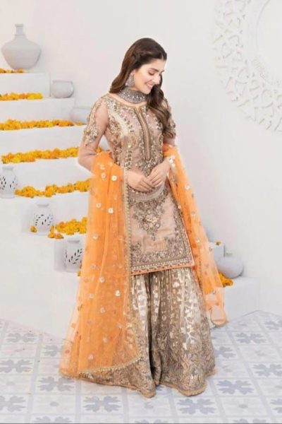Luxury Partywear 4pc Gharara set