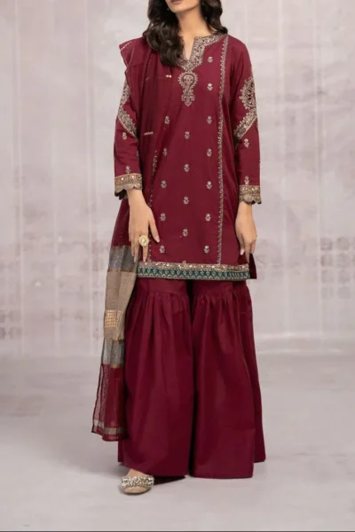MARIA B - Lawn With Digital Diamond Dupatta