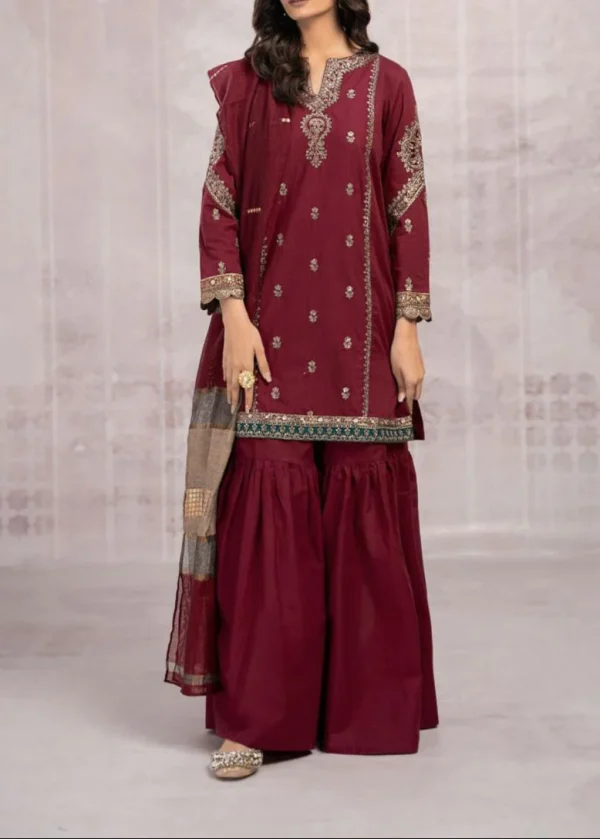 MARIA B - Lawn With Digital Diamond Dupatta