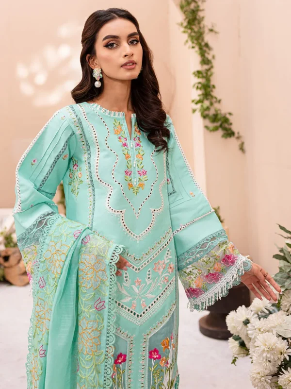 Aqua Green - chikankari Collection