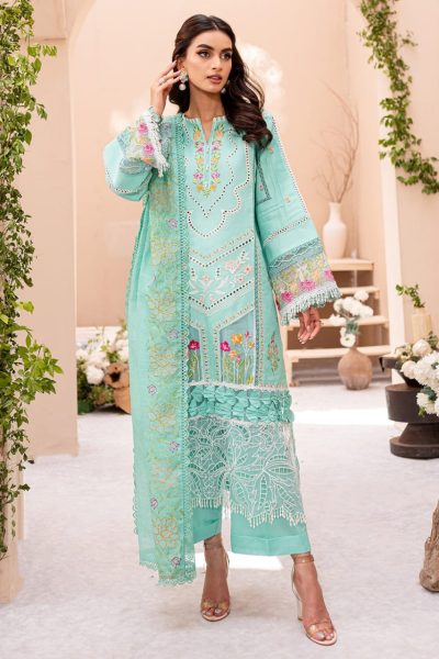 Aqua Green - chikankari Collection