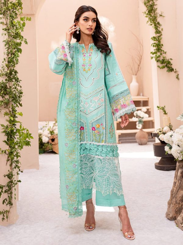Aqua Green - chikankari Collection