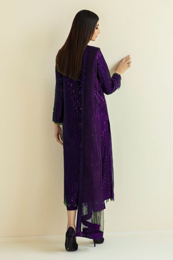 Embroidered Chiffon 3 PC Formals Dress