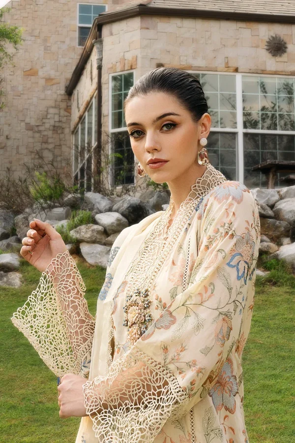 Bareeze Embroidered 3pc Lawn