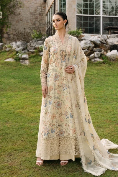 Bareeze Embroidered 3pc Lawn