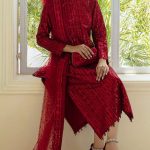 Embroidered Chiffon 3 PC Formals Dress (04)