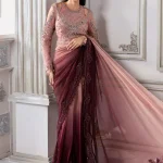 Maria B - Embroidered Chiffon Saree