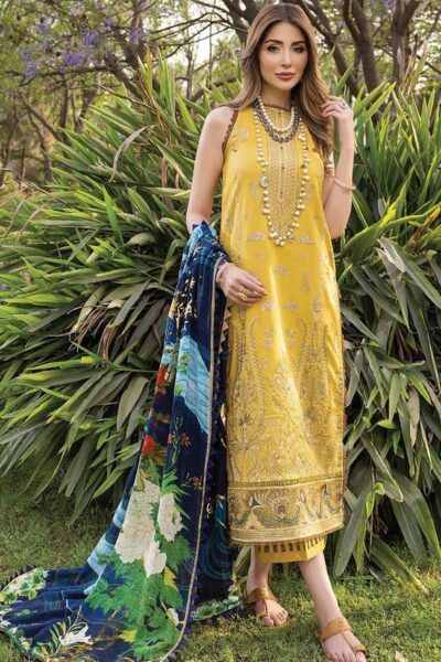 Flossie-Embroiered Lawn 3pc