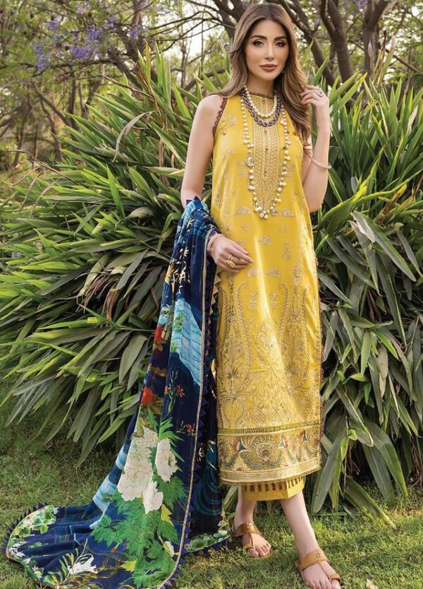 Flossie-Embroiered Lawn 3pc