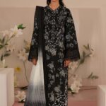 Afrozeh-Heavily Embroidered Lawn 3pc