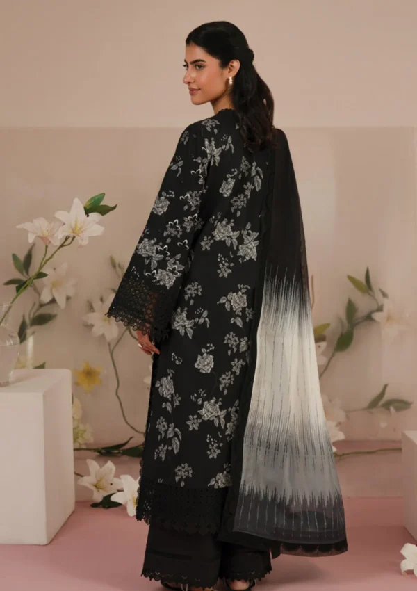 Afrozeh-Heavily Embroidered Lawn 3pc
