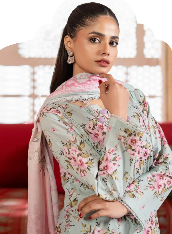 Al Zohaib Printed Lawn Suits 3pc
