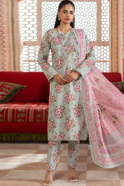 Al Zohaib Printed Lawn Suits 3pc