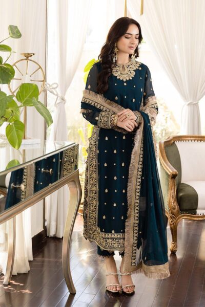 Asim Jofa- Chiffon Bridal 3pc