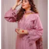 Bareeze Dhanak Embroidered with Digital Shawl