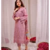 Bareeze Dhanak Embroidered with Digital Shawl