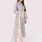 Bareeze-Dhanak Heavy Embroidered 3pc