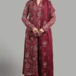 Bareeze-Fully Heavy Embroidered 3pc Dress