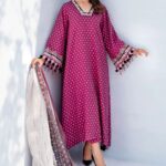 Baroque-Digital Linen featuring an embroidered three-piece set