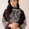 Black Embroidered Lawn 2pc – Elegant Partywear for Women