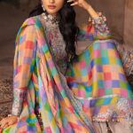 Charizma-Heavy Embroidered Digital Printed Linen 3pc