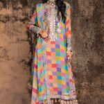 Charizma-Heavy Embroidered Digital Printed Linen 3pc