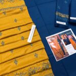 Dhanak With Dhanak EmbroiIdery Shawl