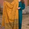 Dhanak With Dhanak EmbroiIdery Shawl