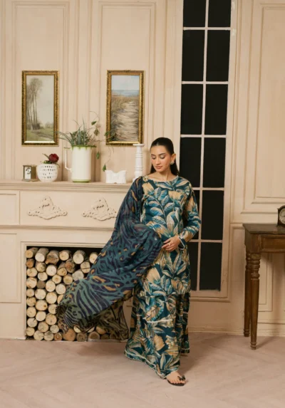 Digital Printed Lawn 3pc Suit