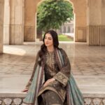 Embroidered Dhanak 3pc suit