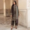 Embroidered Dhanak 3pc suit