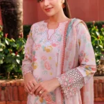 Farasha-Chikankari Lawn 3pc